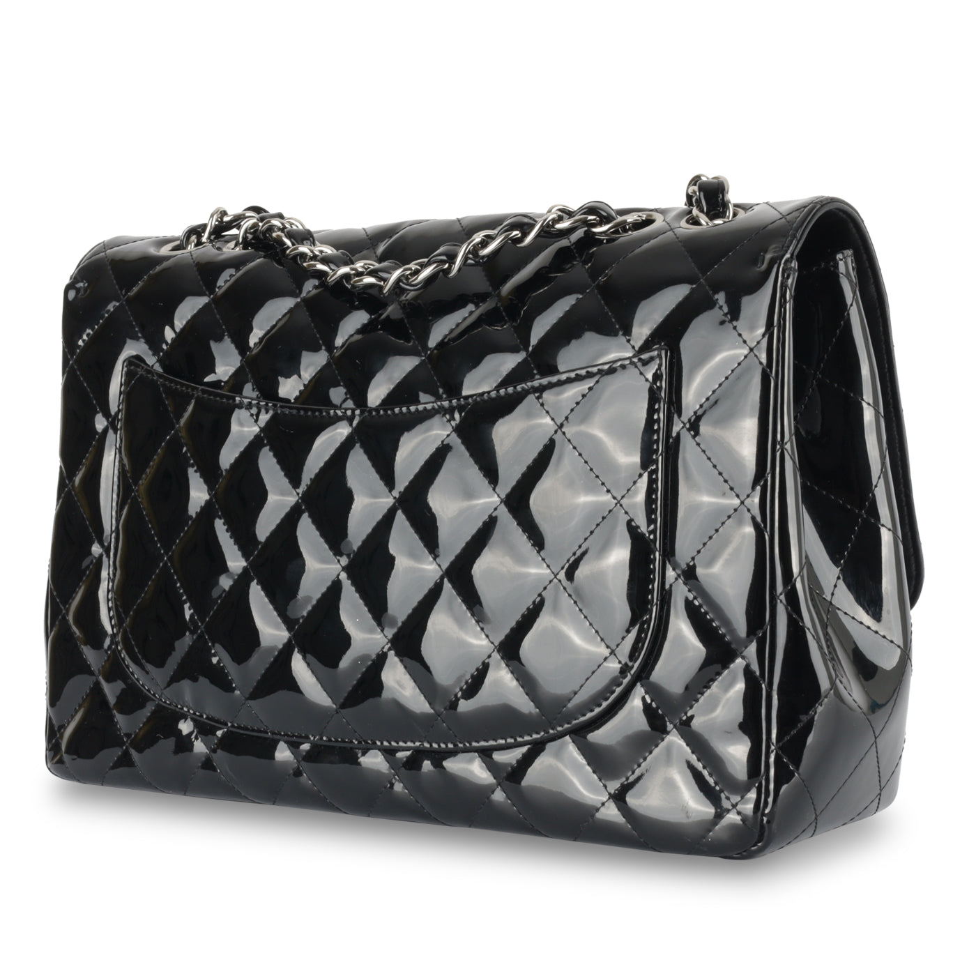 Chanel Classic Flap Bag - Jumbo Patent