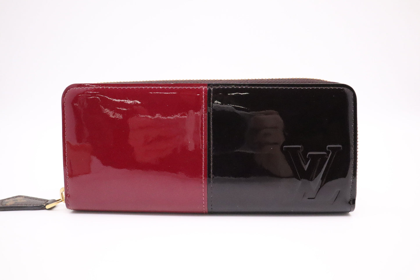 Louis Vuitton Clemence Wallet in Pink and Purple Vernis Leather