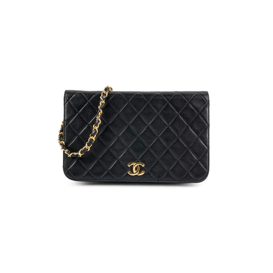 Chanel  Flap Clutch Shoulder Bag Black