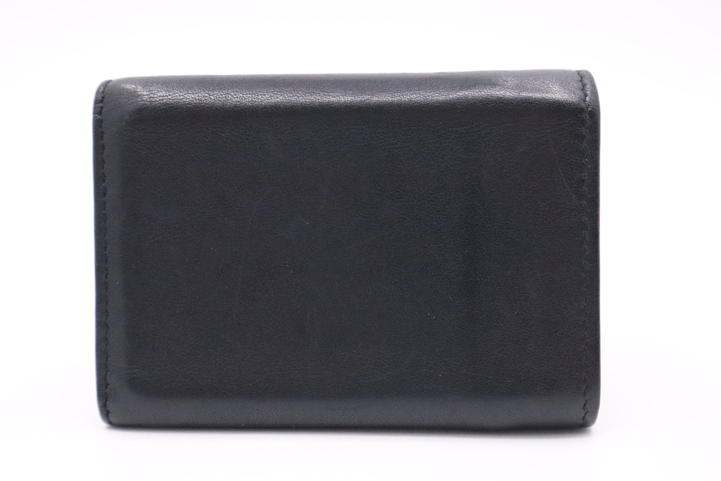 YSL Saint Laurent Compact Wallet in Black Leather