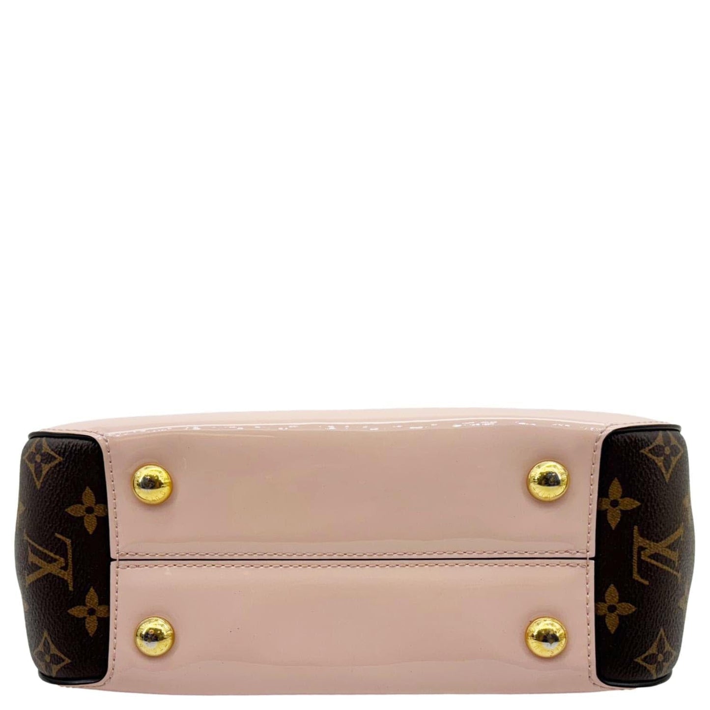 LOUIS VUITTON Cherrywood BB Vernis Leather Crossbody Bag Pink