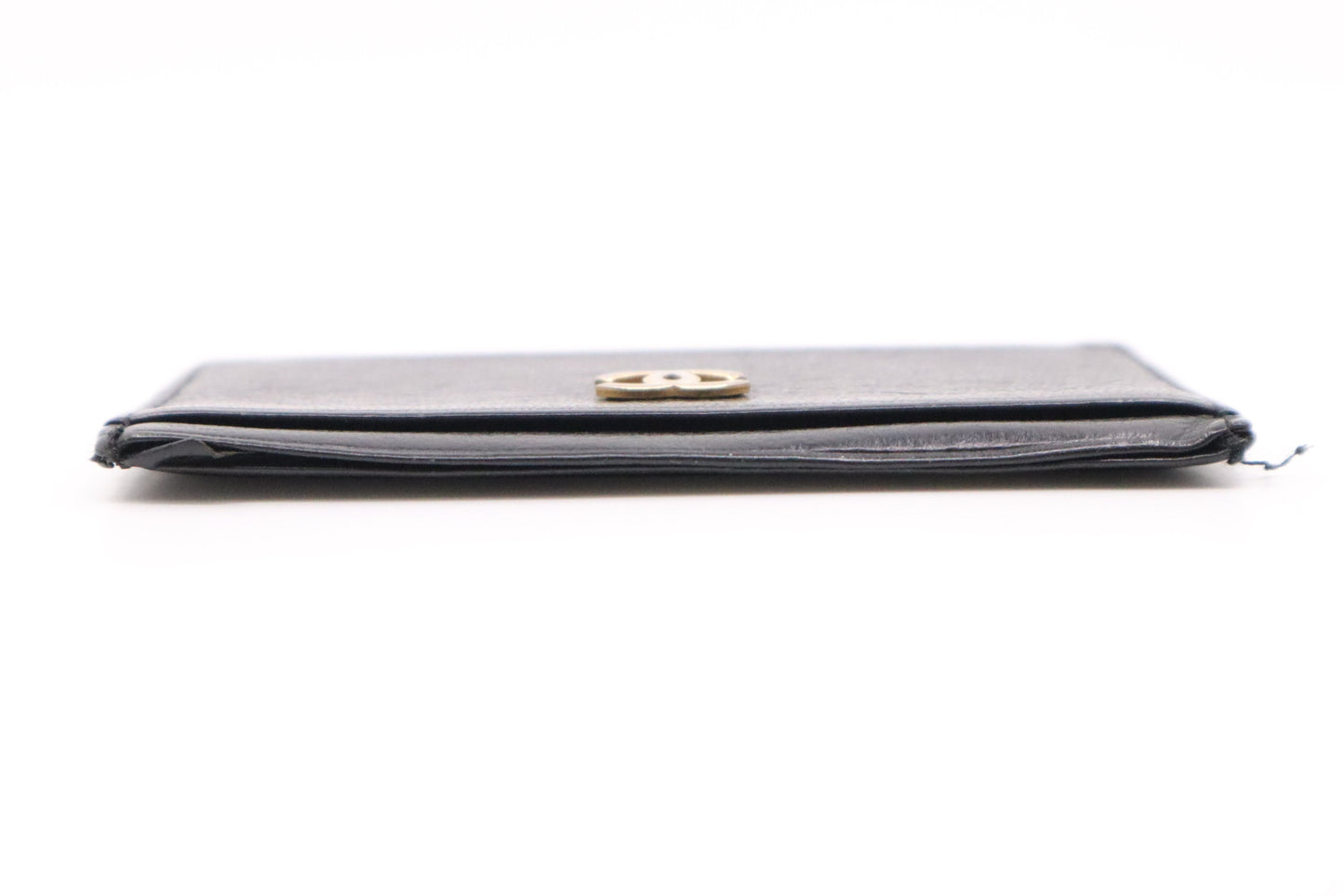 Chanel Card Case in Black Leather