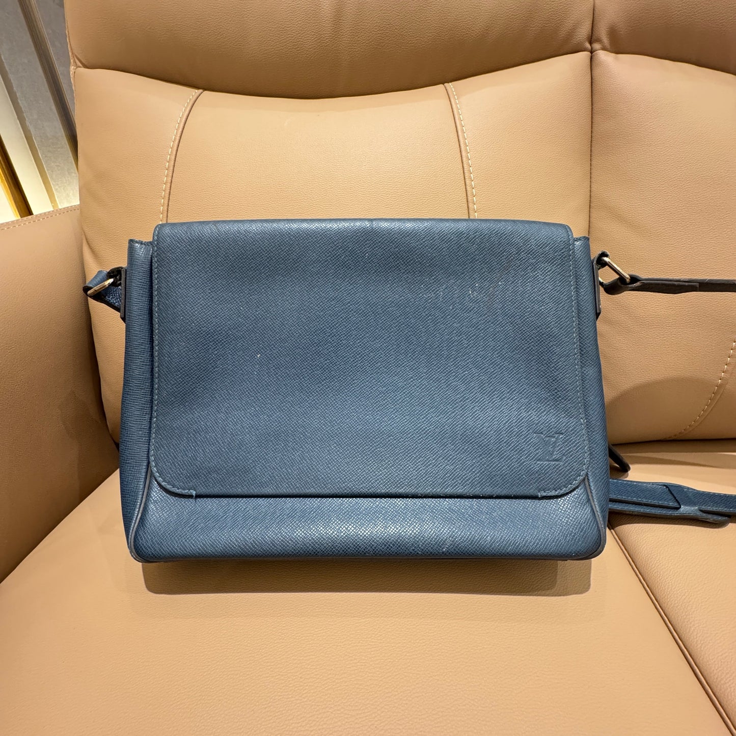 LV Dark Blue Messenger Bag