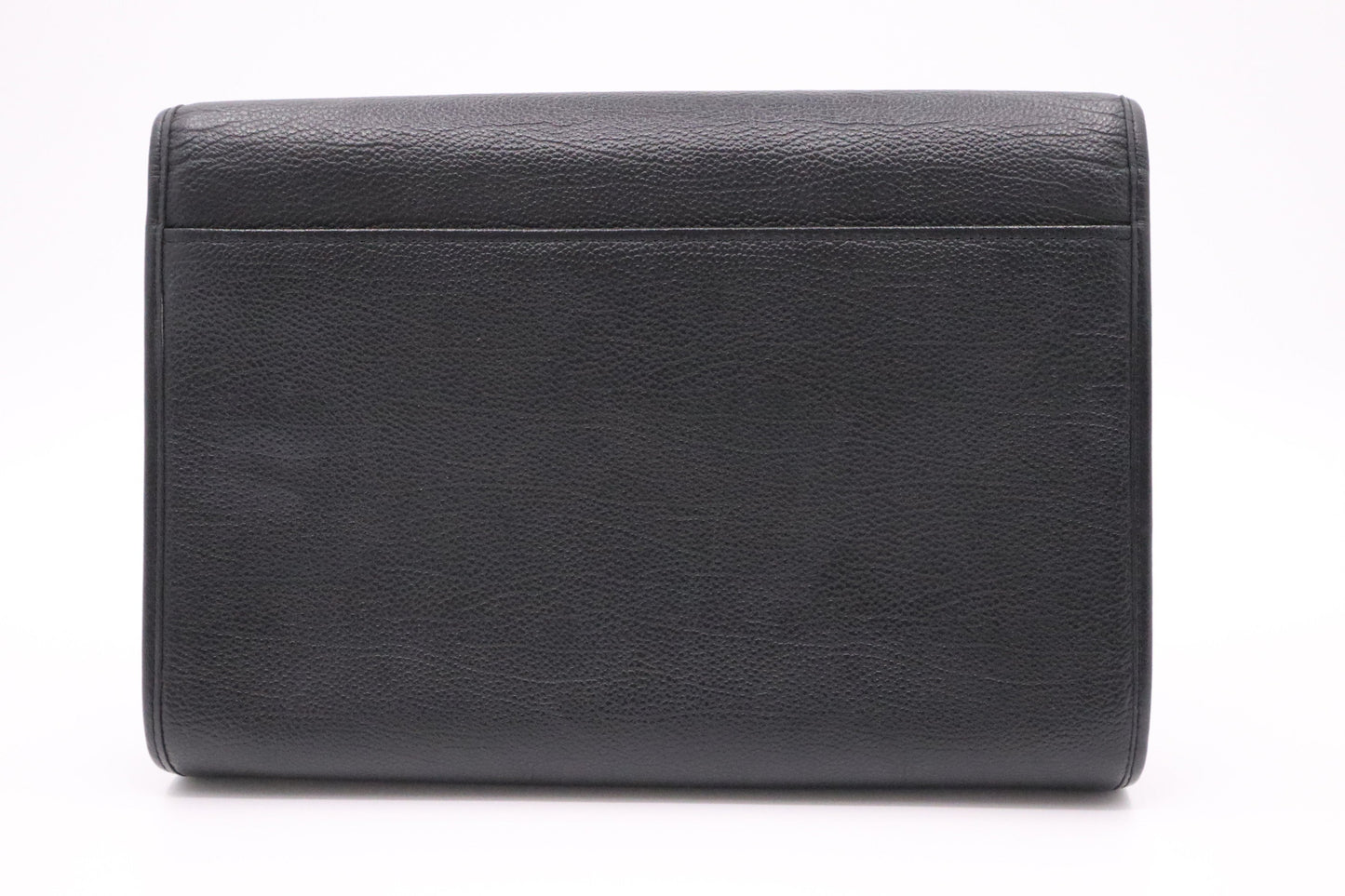 YSL Saint Laurent Clutch in Black Leather