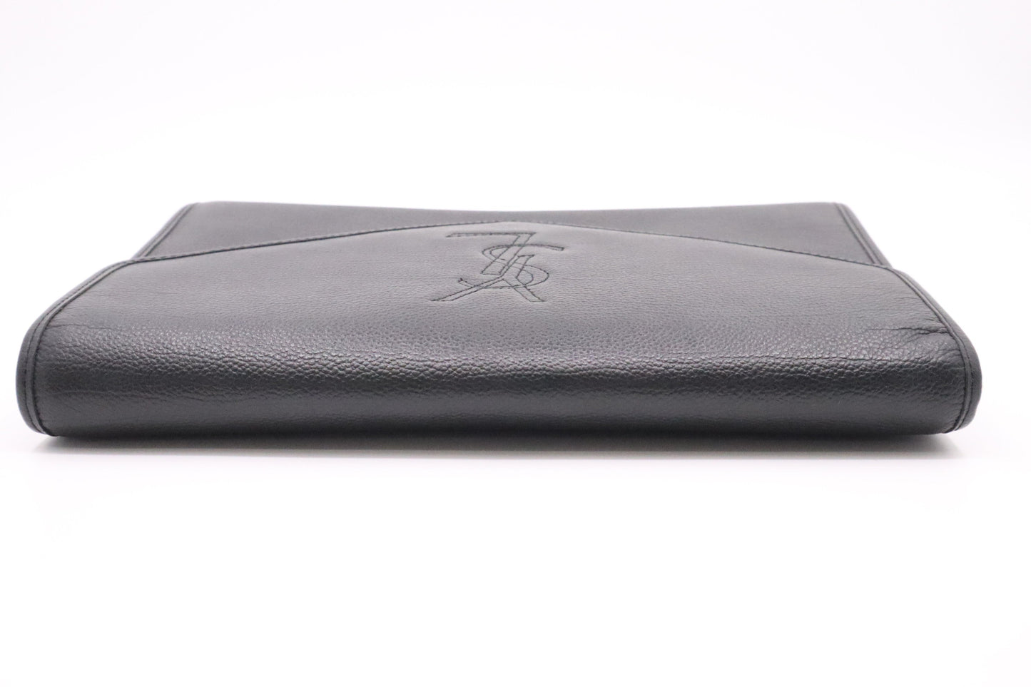 YSL Saint Laurent Clutch in Black Leather