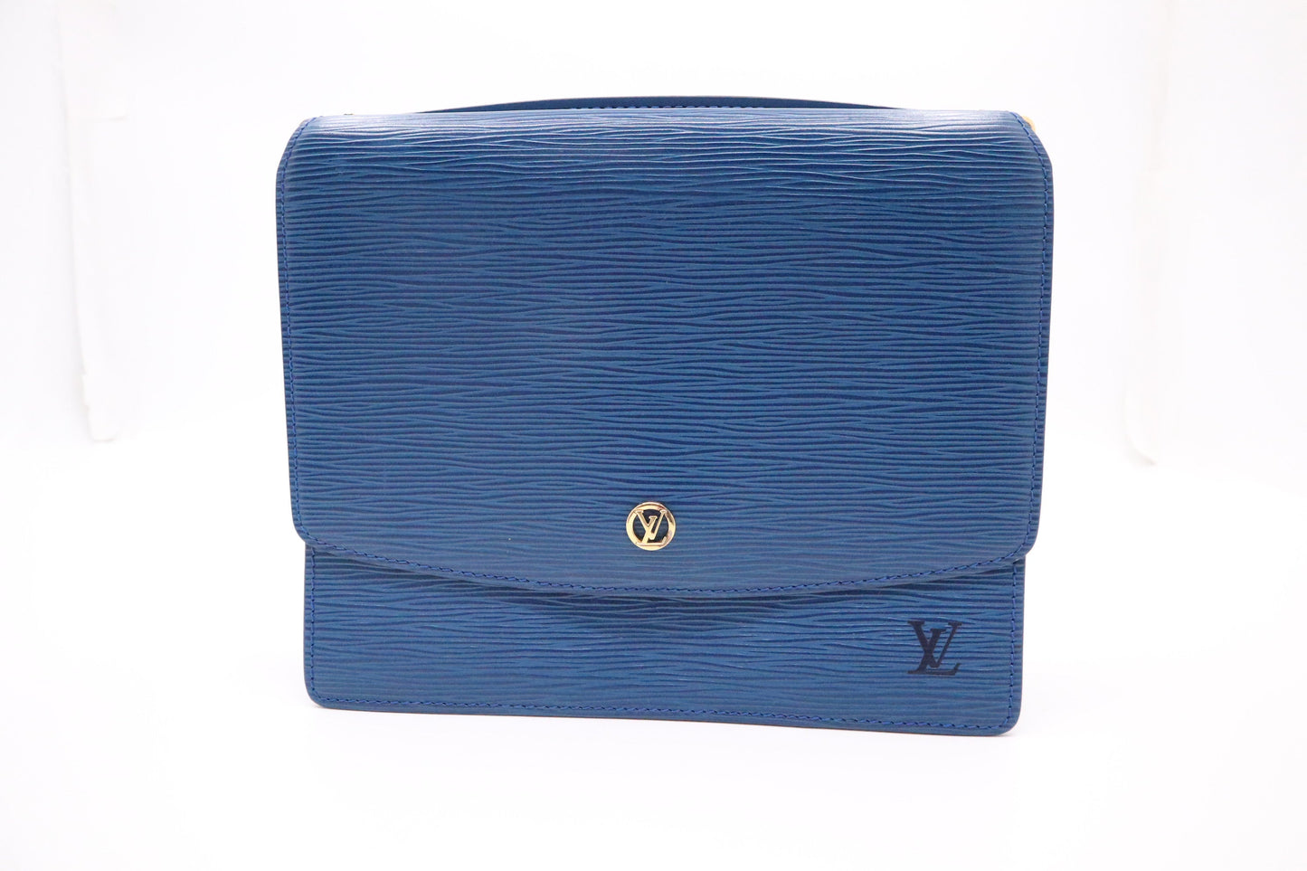 Louis Vuitton Grenelle in Epi Blue Leather