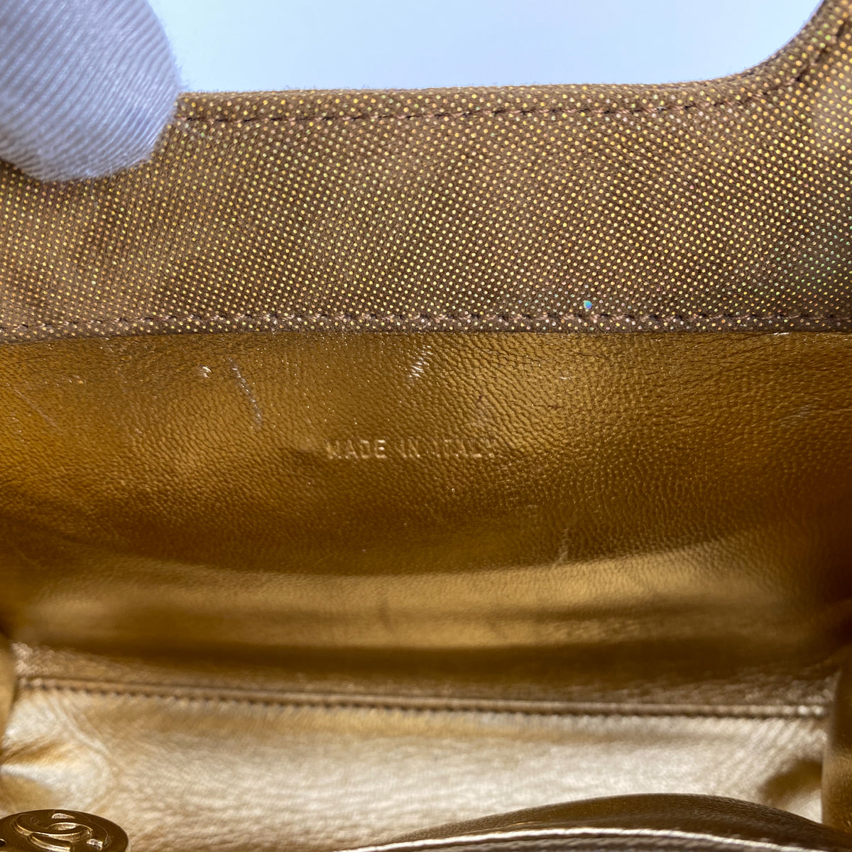 Chanel  Metallic Top Handle