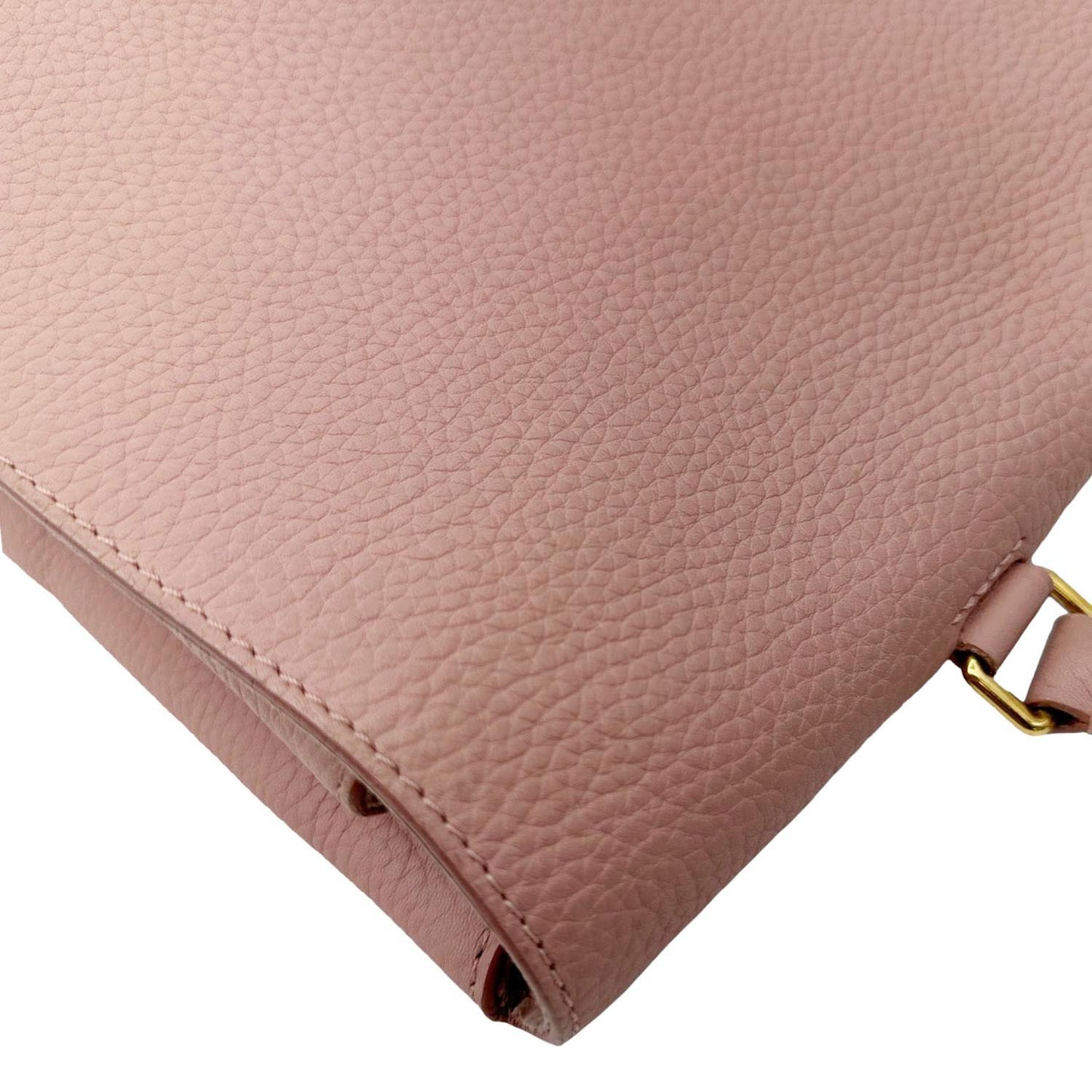LOUIS VUITTON Volta Taurillon Leather Shoulder Bag Pink