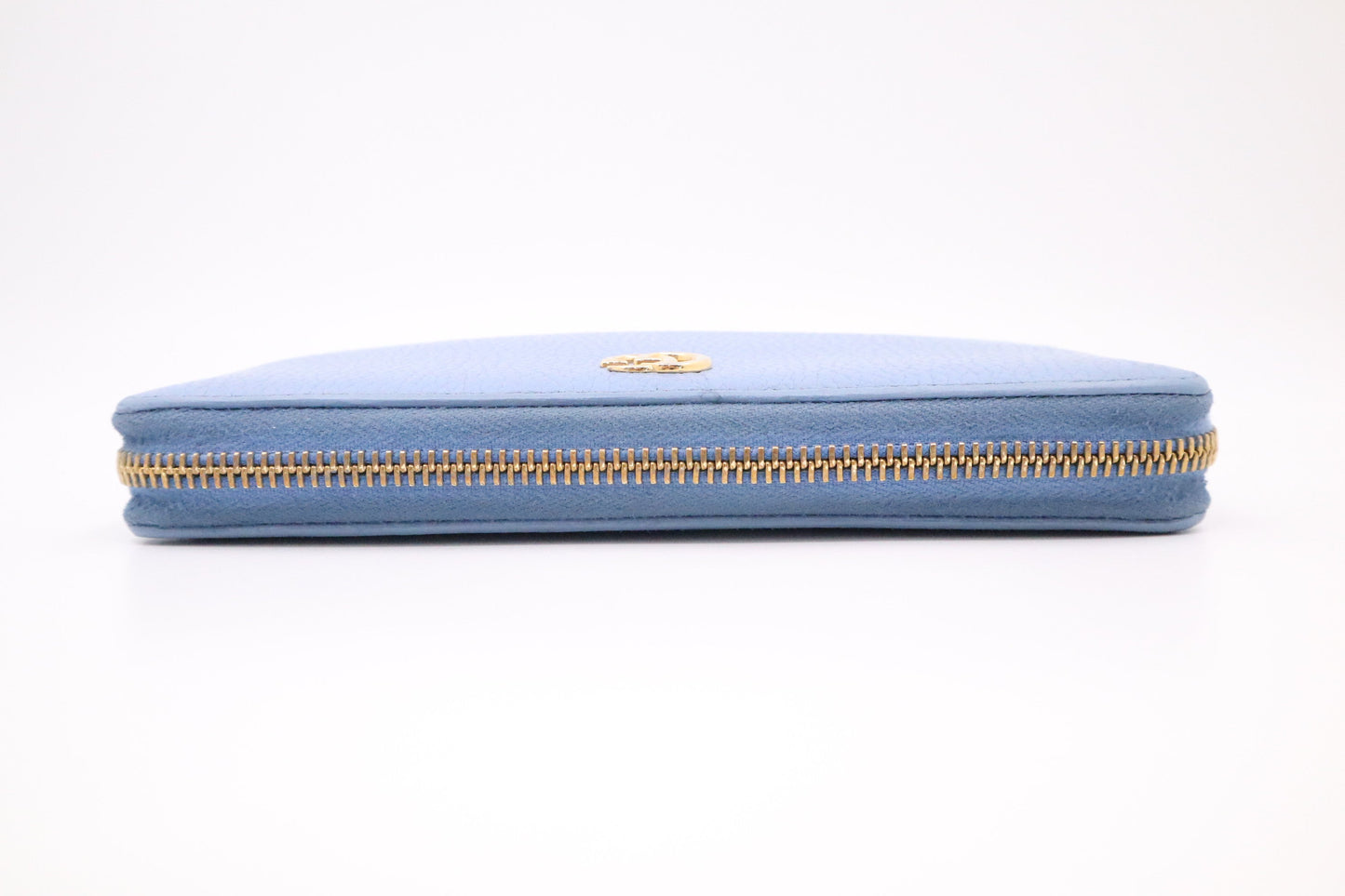 Gucci Zippy Wallet in Baby Blue Leather