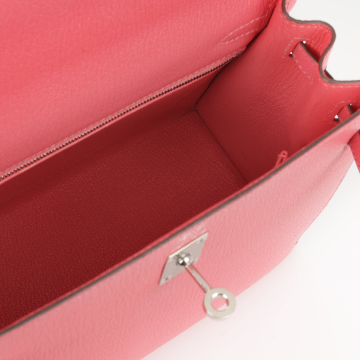 Hermès Kelly 25 - Rose Lipstick Chevre | Palladium Hardware