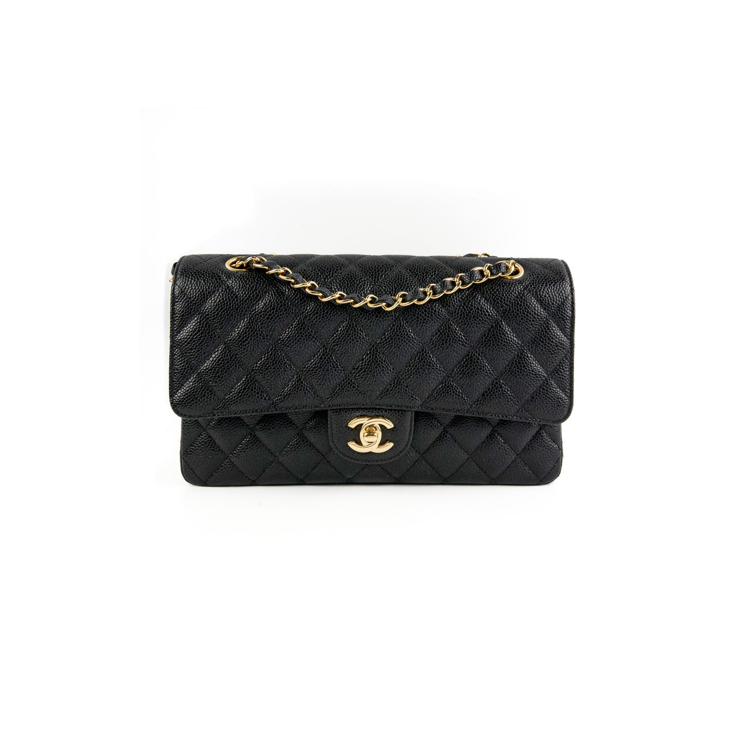 Chanel Classic Flap Medium/Large Black Caviar Shoulder Bag