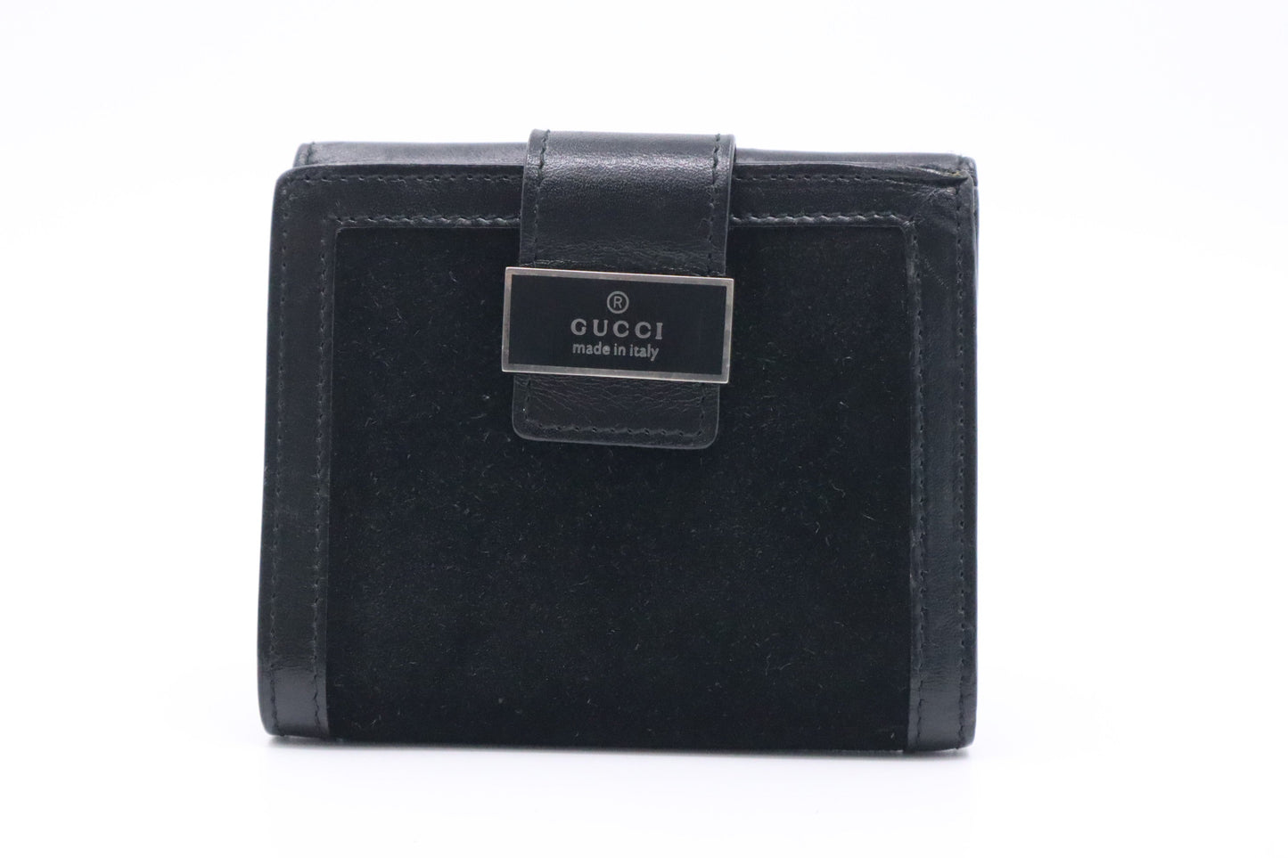 Gucci Compact Wallet in Black Leather