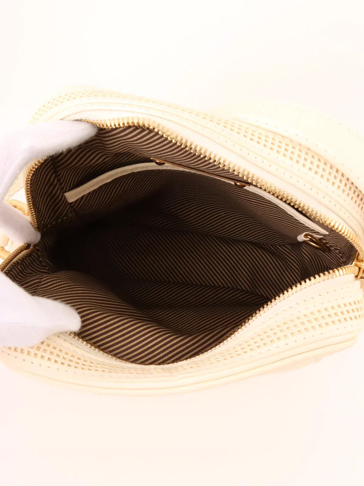 LOUIS VUITTON 2007 Made Cuir Bequia Trotter Mm Blanc