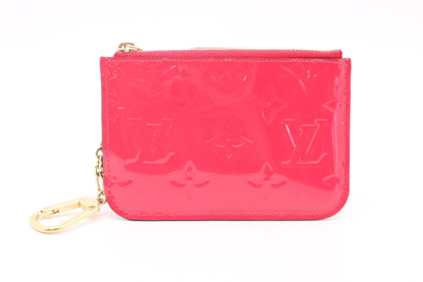 Louis Vuitton Cles NM in Rose Pop Vernis Leather