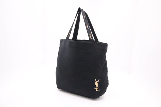 YSL Saint Laurent Tote in Black Canvas