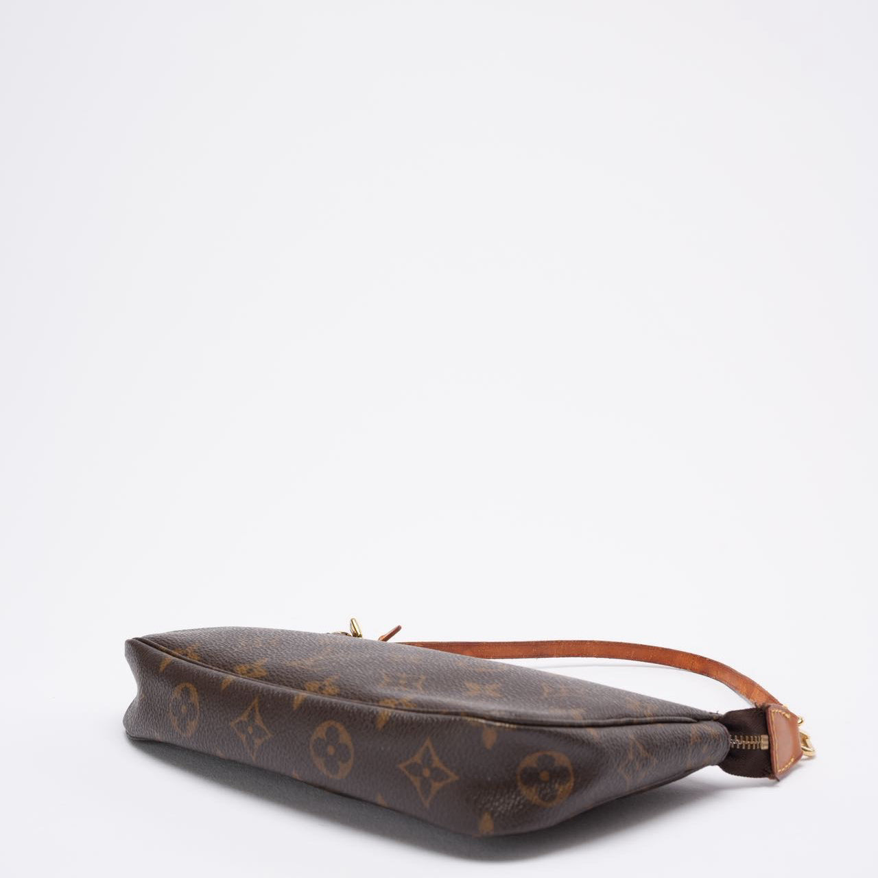 Louis Vuitton  Brown Monogram Pochette Accessoires Shoulder Bag 2000