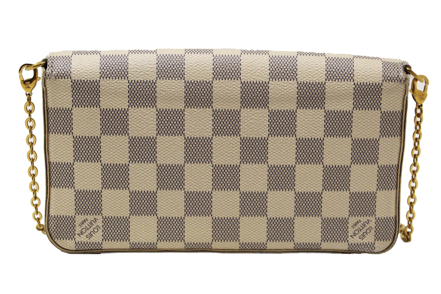 Louis Vuitton Damier Azur Felicie Pochette Crossbody Bag