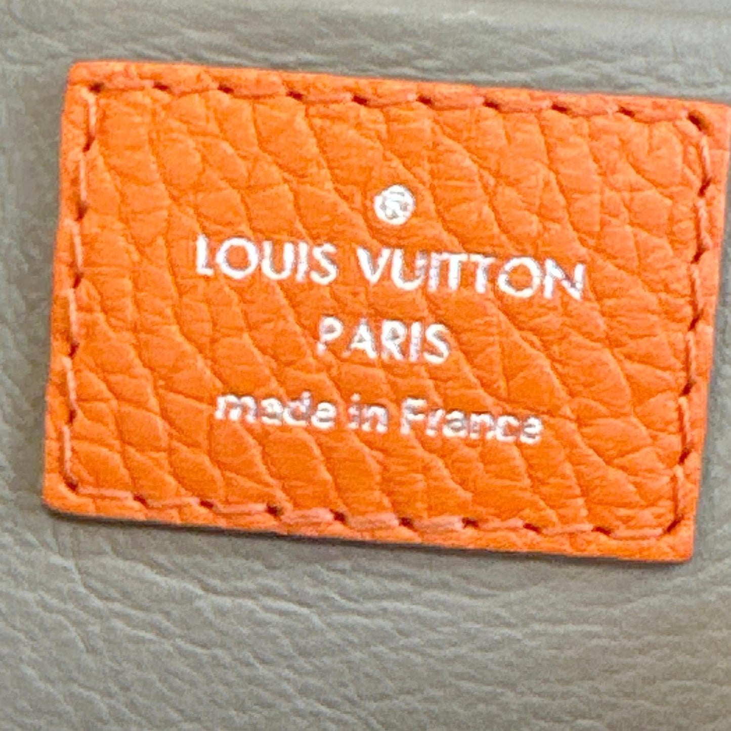 LOUIS VUITTON Marceau Taurillon Leather Messenger Bag Orange