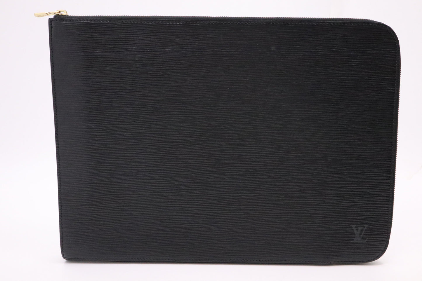 Louis Vuitton Poche Document in Black Epi Leather