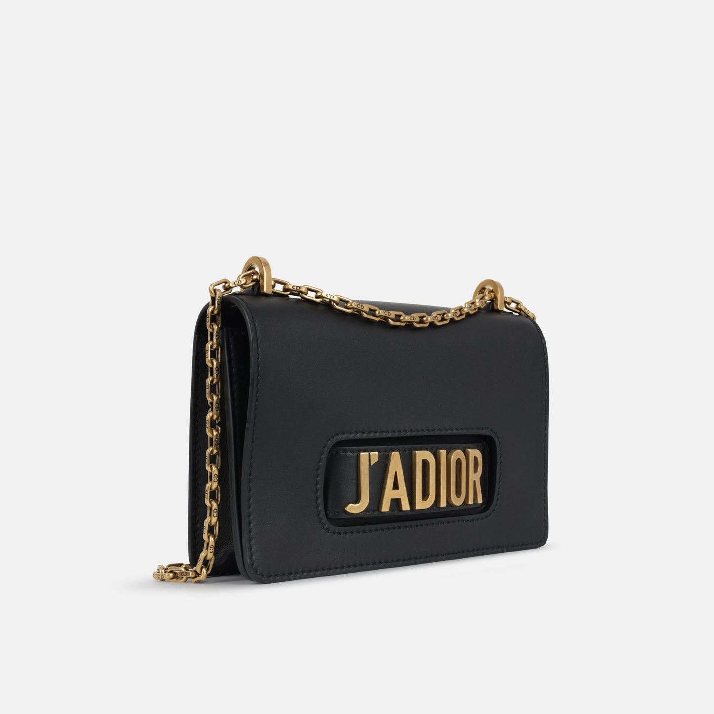 Dior J’adior Flap Bag - Black Calfskin | Gold Hardware