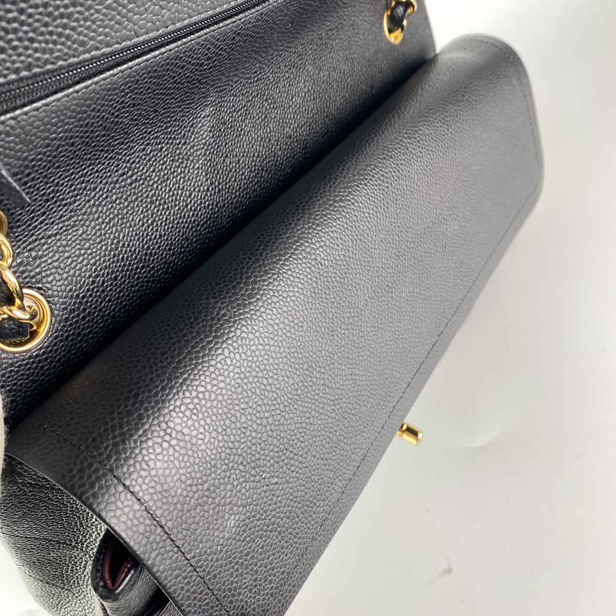 Chanel Classic Jumbo Black Caviar GHW