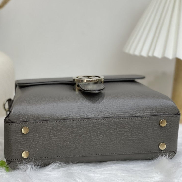 Gucci Leather Top Handle Crossbody