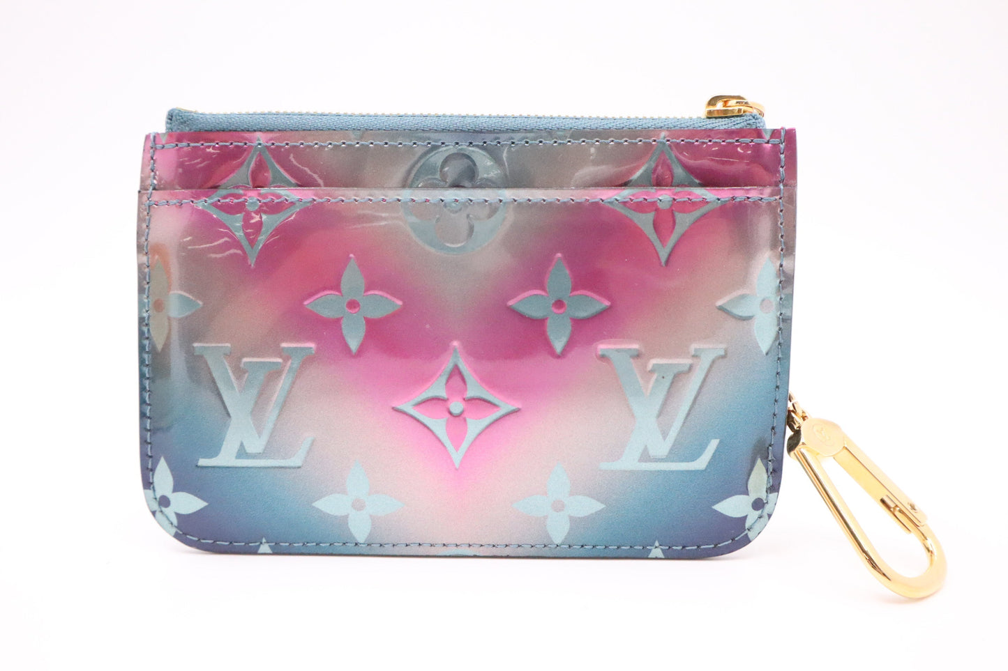 Louis Vuitton Pochette ClÃ©s in Degrade Vernis Leather