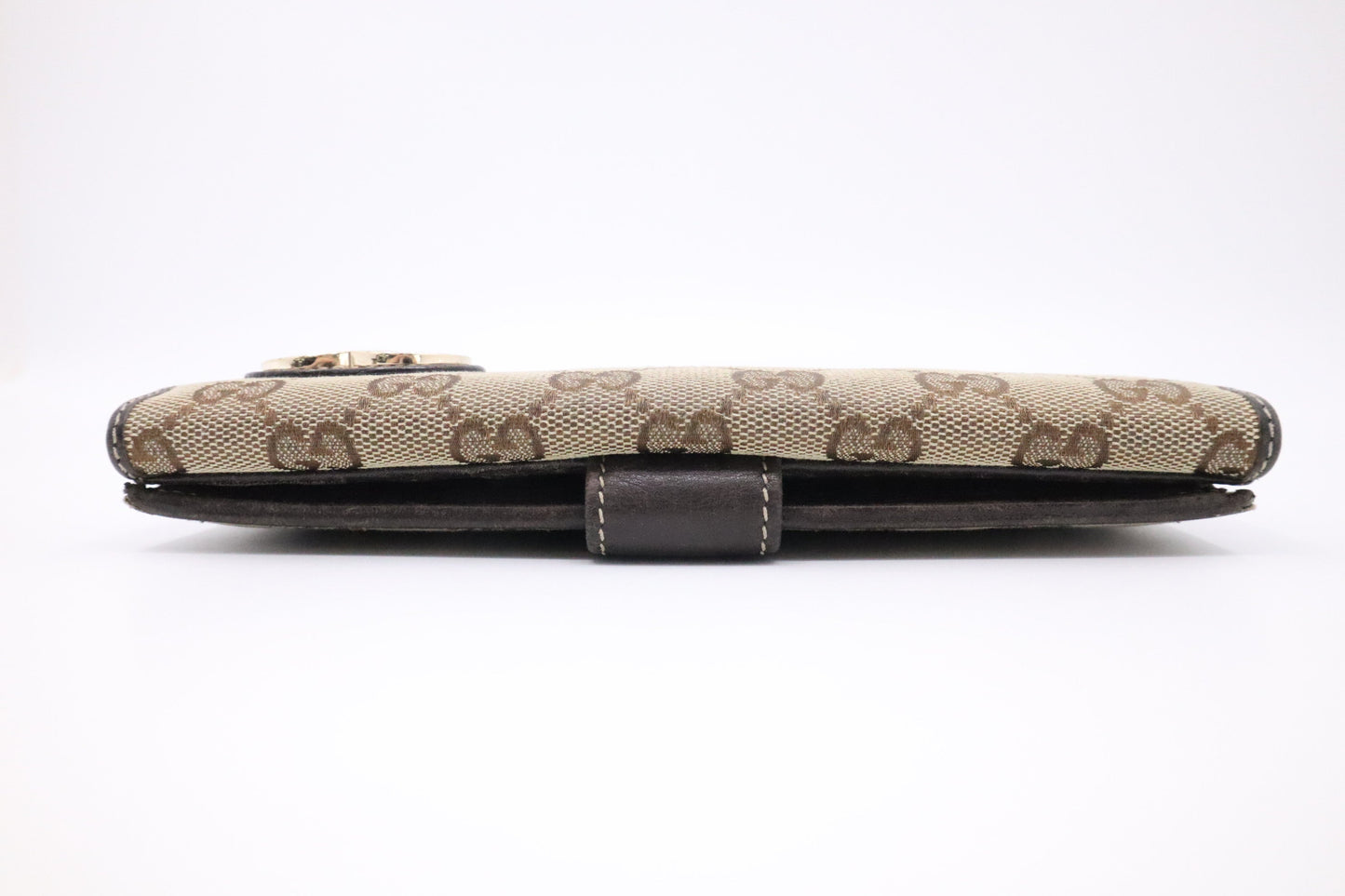 Gucci Long Wallet in Brown GG Canvas