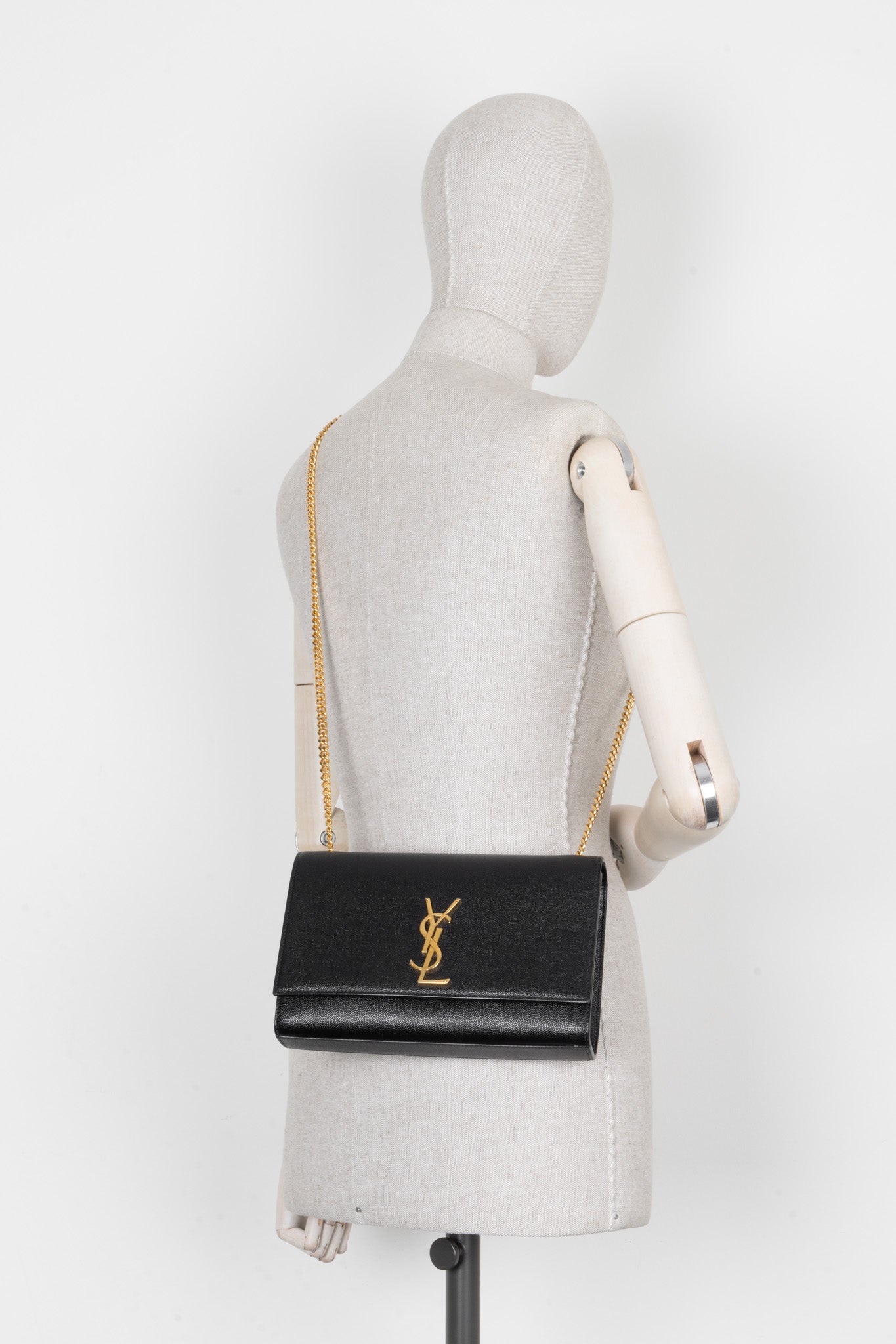 SAINT LAURENT Medium Kate Bag Black