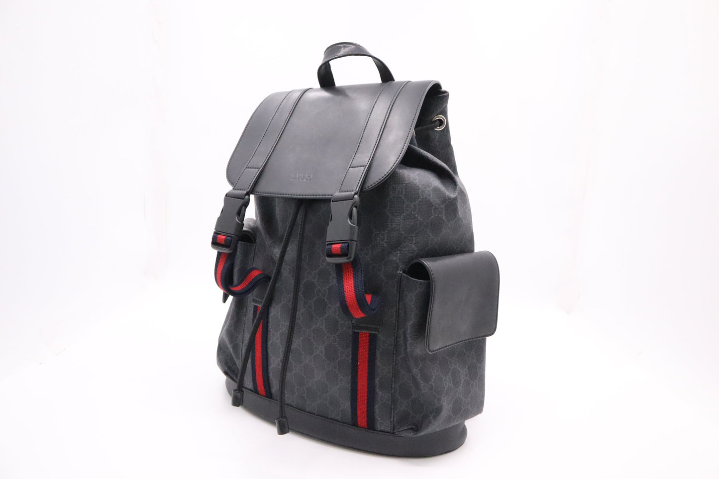 Gucci Backpack in Black GG Supreme Canvas