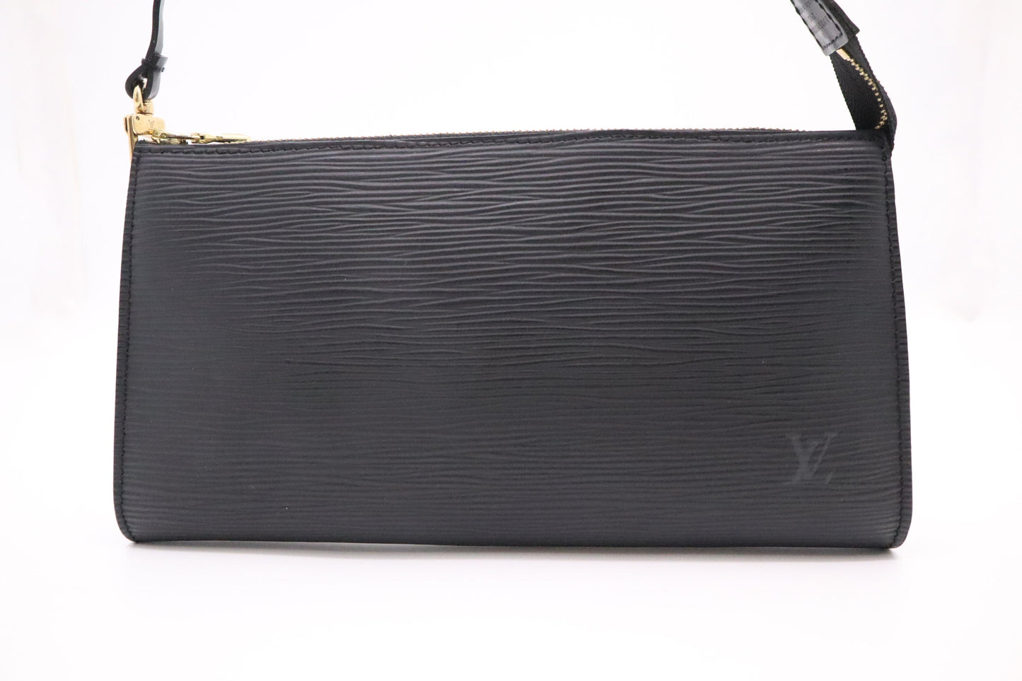 Louis Vuitton Pochette Accessoires in Black Epi Leather