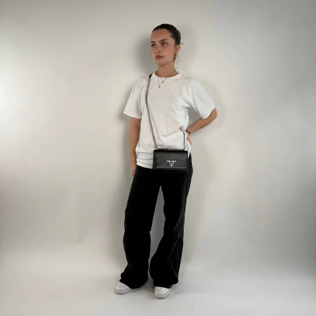 Prada Handbag Crossbody Black
