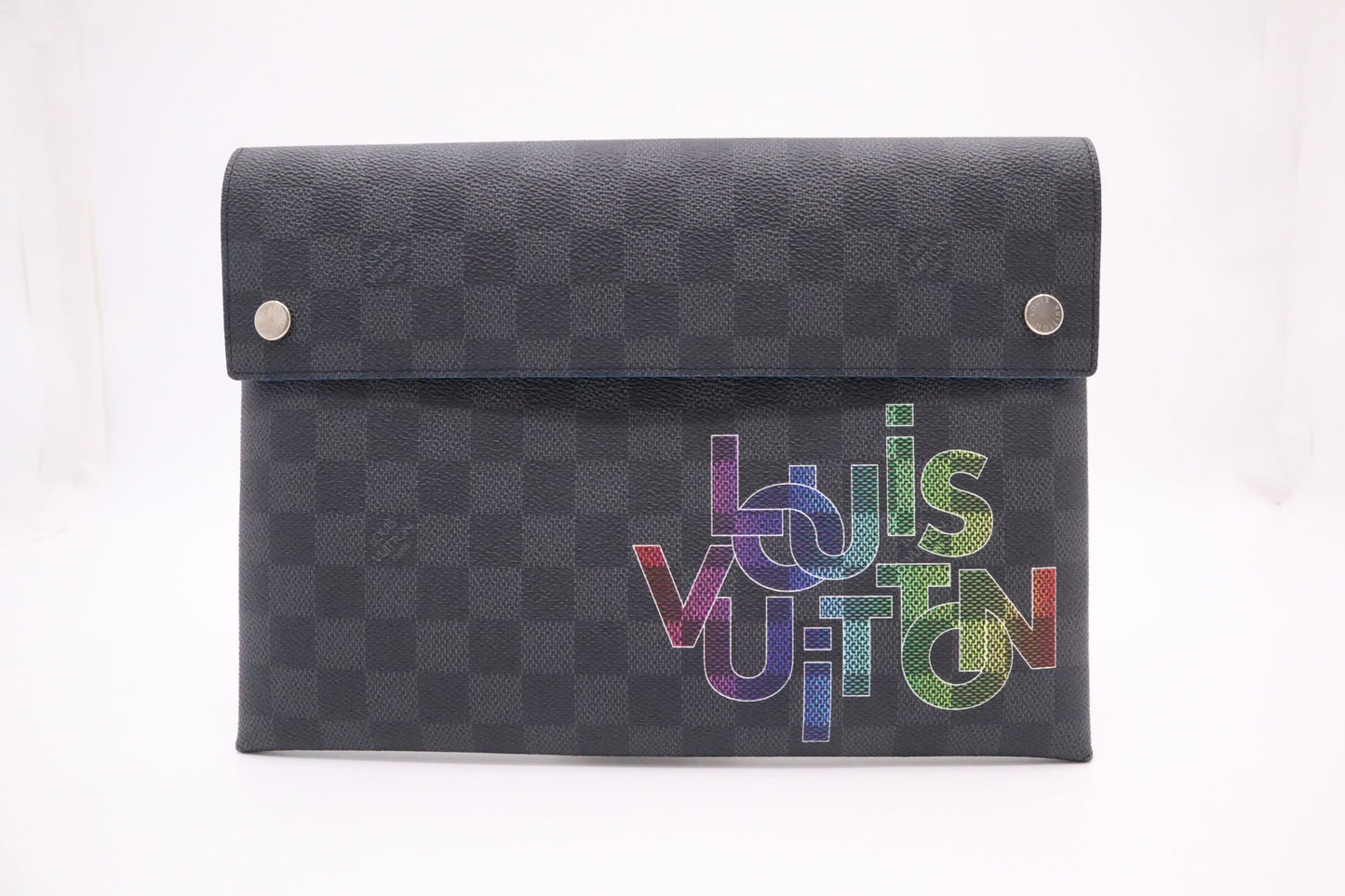 Louis Vuitton Alpha Triple Pouch in Damier Graphite Canvas