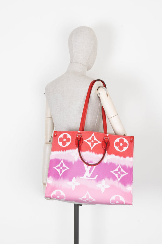 LOUIS VUITTON Escale Onthego GM Tote Rose