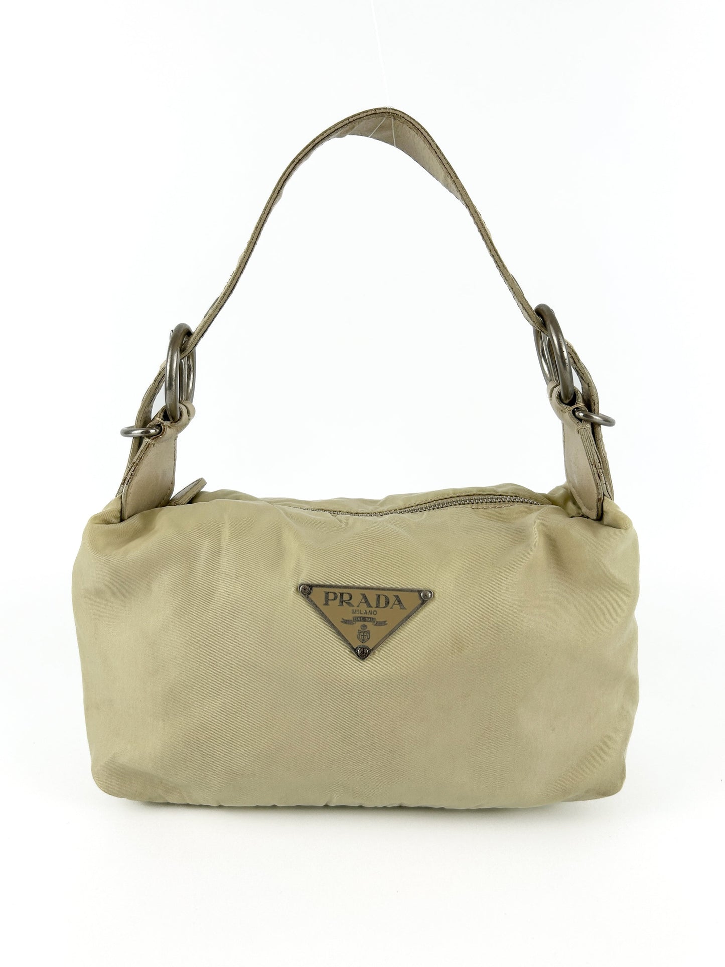 Prada Milano Nylon Shoulder Bag 90s