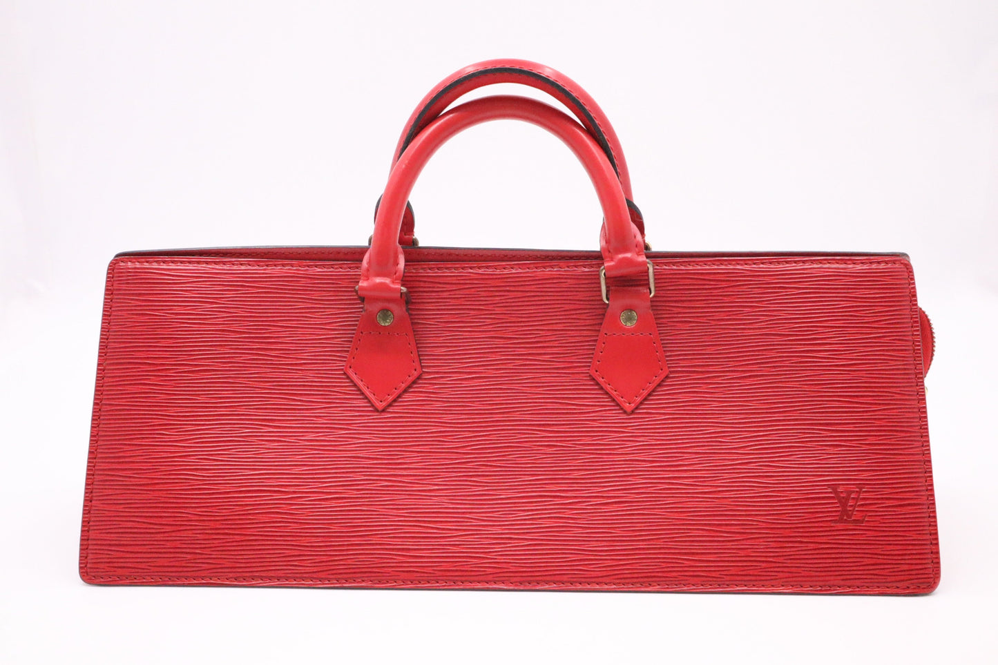 Louis Vuitton Triangle in Red Epi Leather