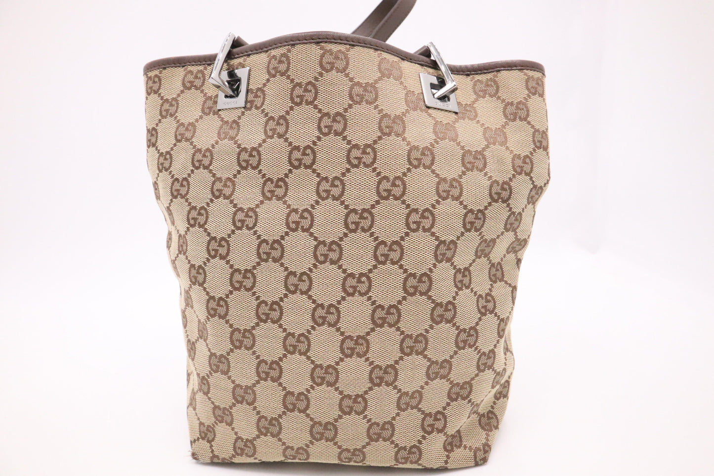 Gucci Small Tote in Brown GG Canvas