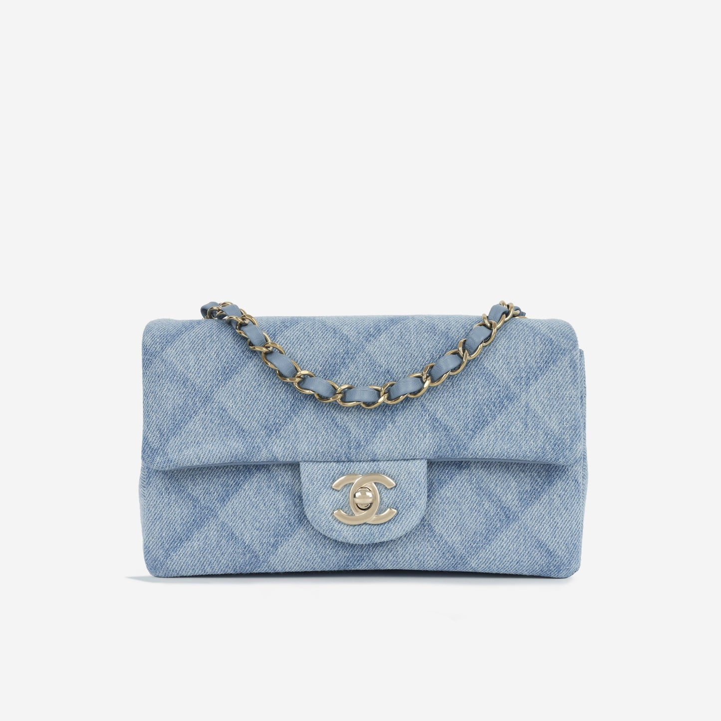 Chanel Mini Rectangular - Light Denim