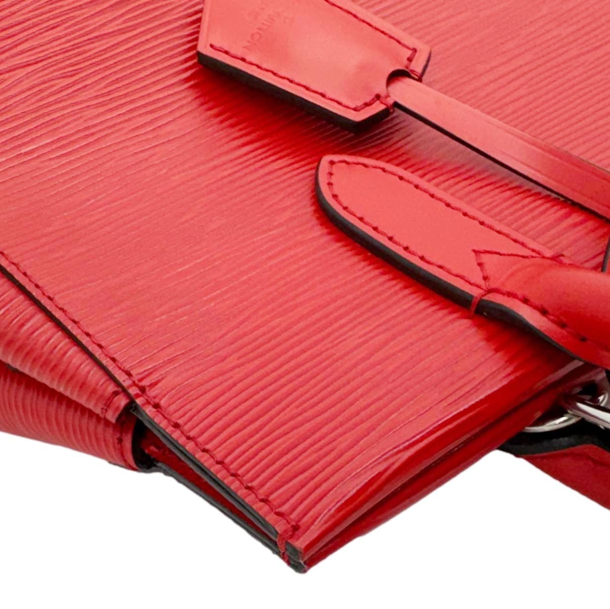 LOUIS VUITTON Marly BB Epi Leather Shoulder Bag Coquelicot
