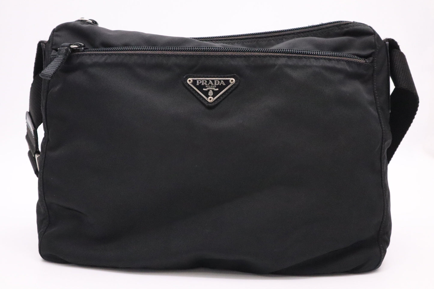 Prada Shoulder Bag in Black Nylon