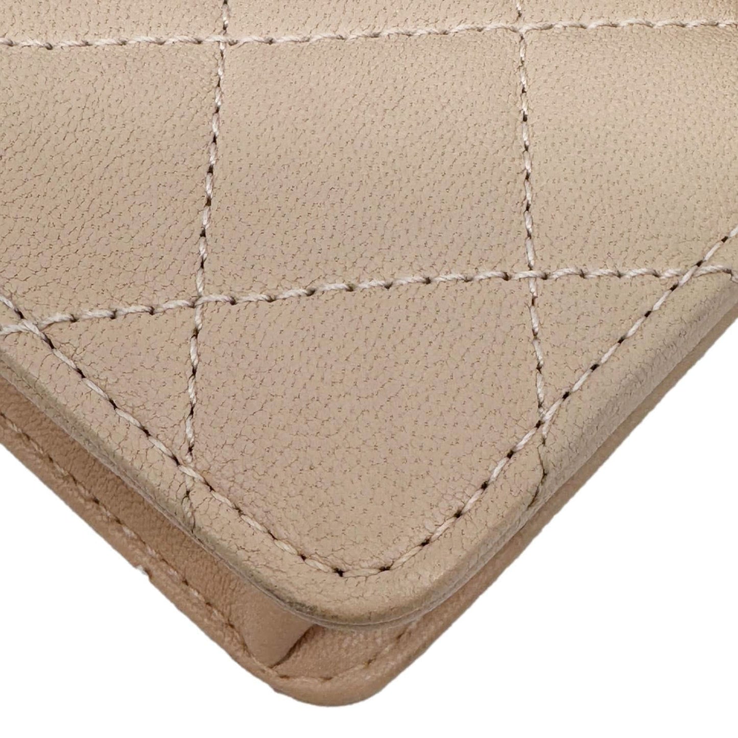 CHANEL Chic Pearls Flap Quilted Lambskin Leather Shoulder Bag Pink