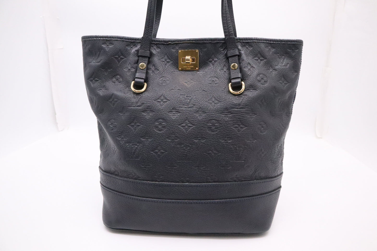 Louis Vuitton Citadine in Navy Blue Empreinte Leather