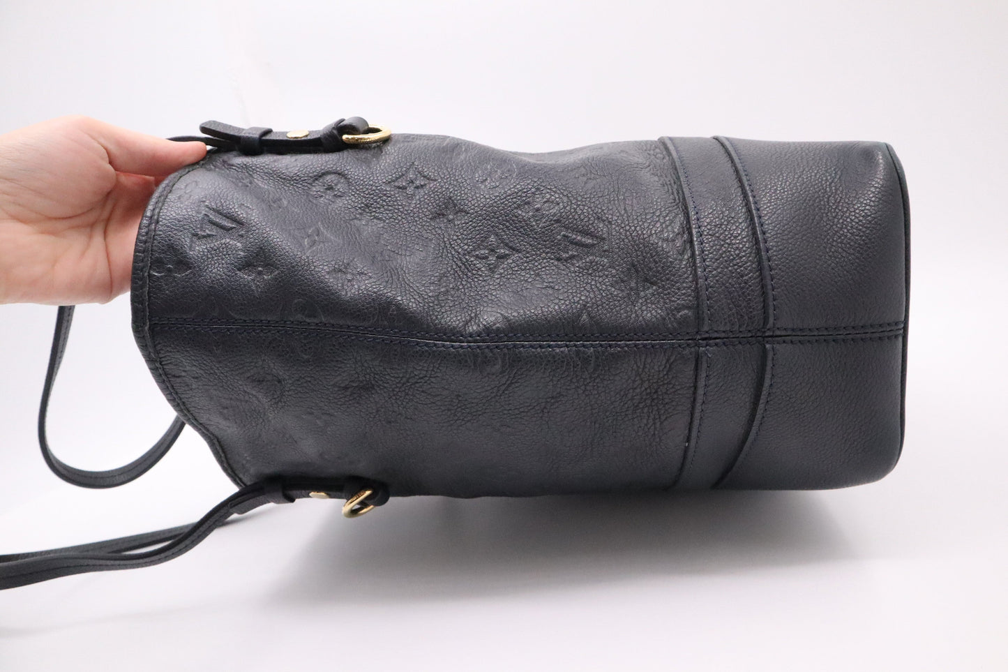 Louis Vuitton Citadine in Navy Blue Empreinte Leather
