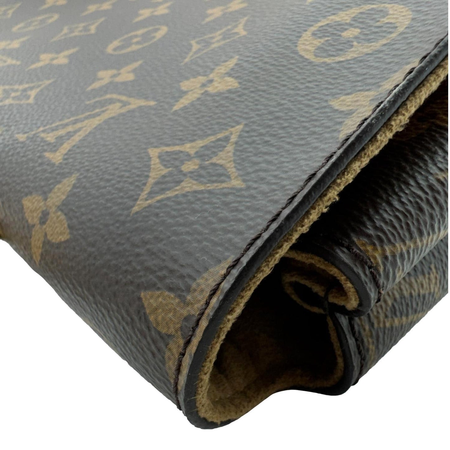 LOUIS VUITTON Marignan Monogram Canvas Shoulder Bag Coquelicot
