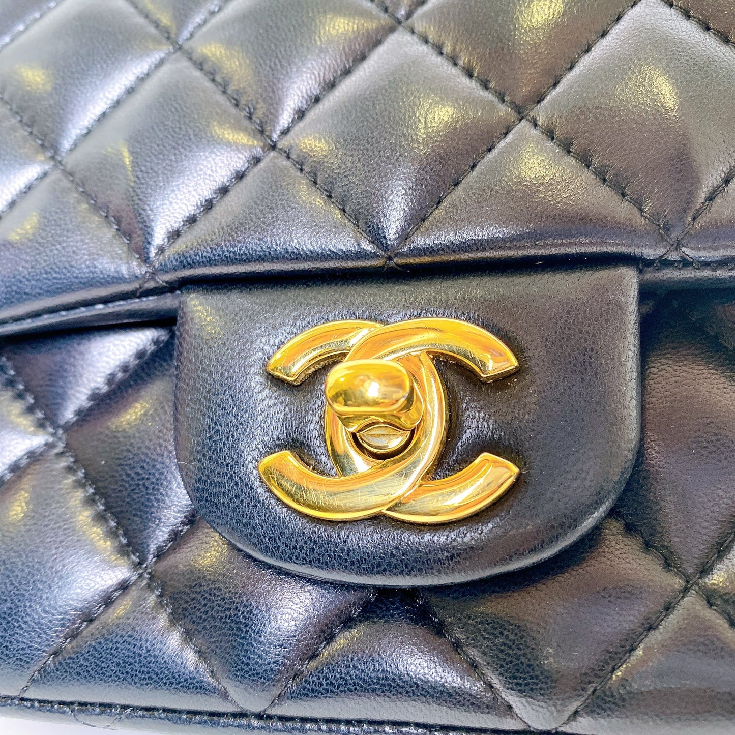 CHANEL MINI SQUARE LAMBSKIN