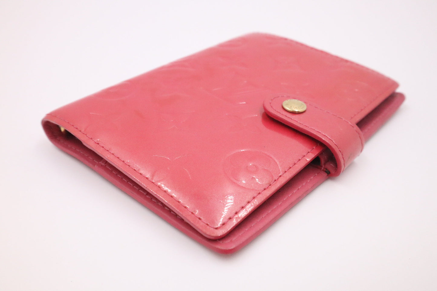 Louis Vuitton Agenda PM in Pink Vernis Leather