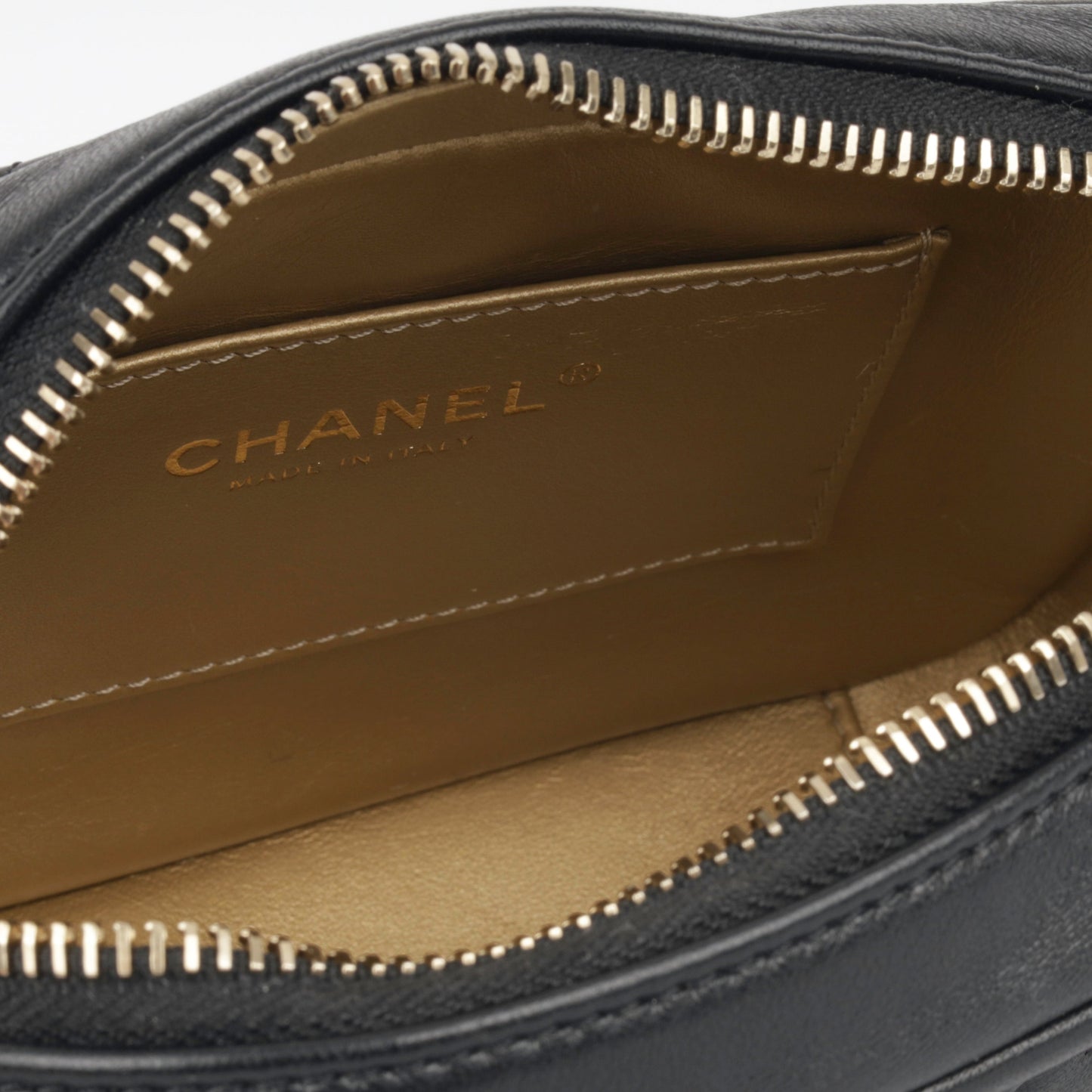 Chanel Mini Camera Pearl Crush - Black Lambskin
