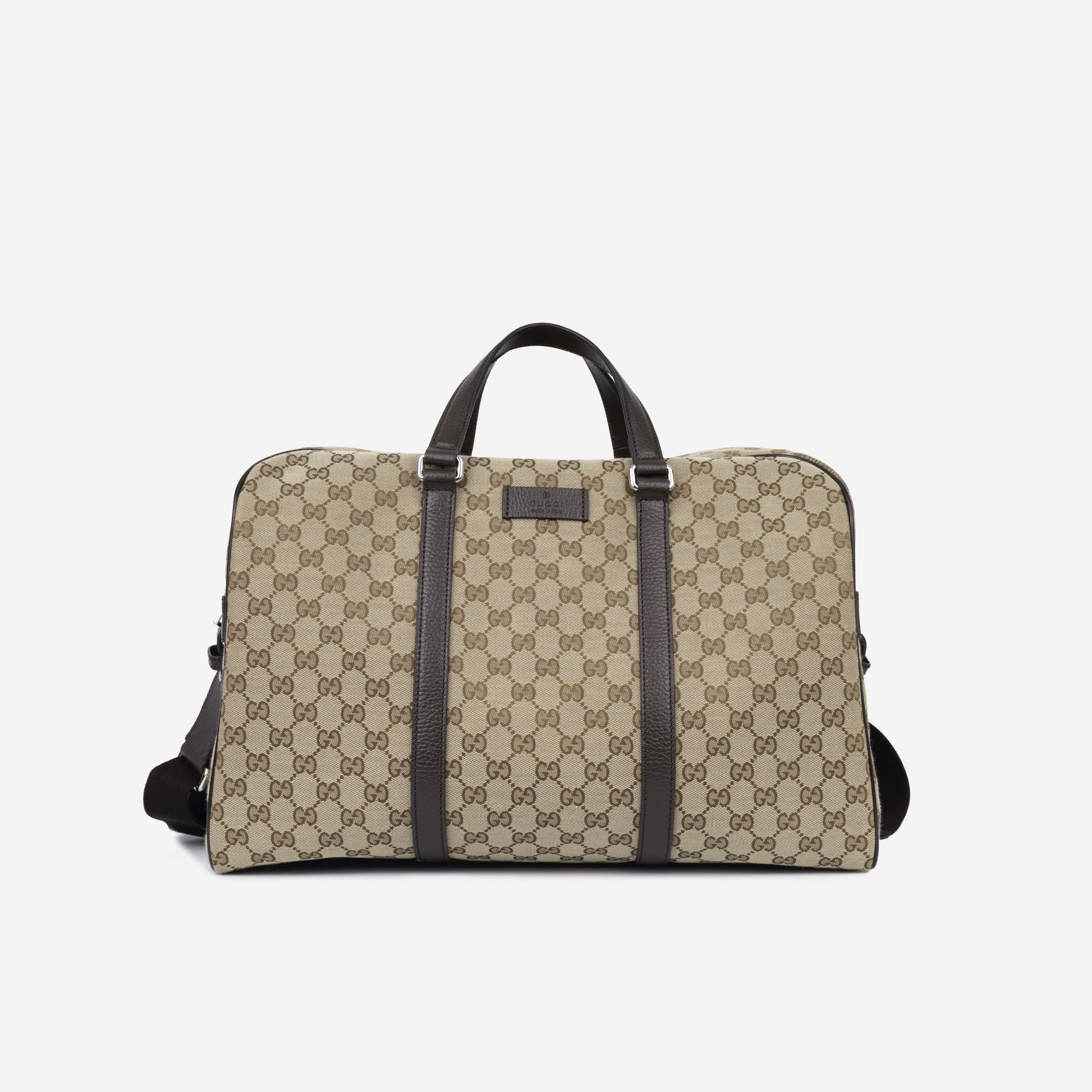 Gucci Monogram Twist Chain Leather Shoulder Bag