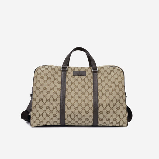Gucci Monogram Twist Chain Leather Shoulder Bag