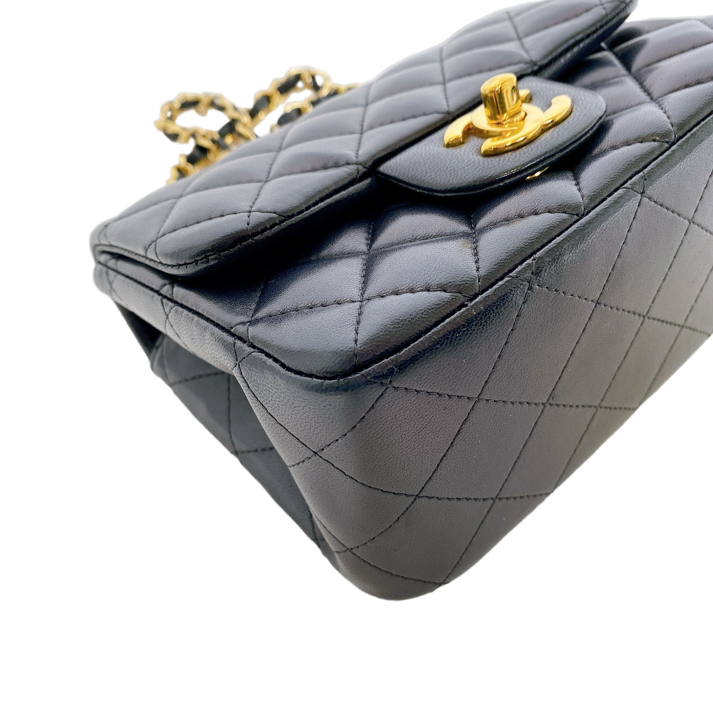 CHANEL MINI SQUARE LAMBSKIN